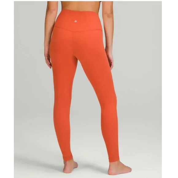 Women Lululemon Align High-Rise Pant 28" Canyon Orange Size 4 Yoga Athleisure - Picture 2 of 8